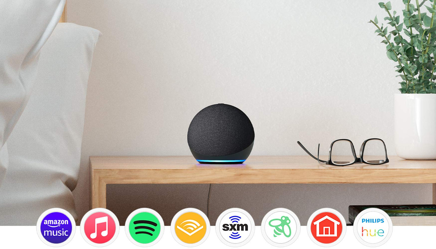 All-new Echo Dot (4th Gen) | Smart speaker with Alexa | Charcoal
