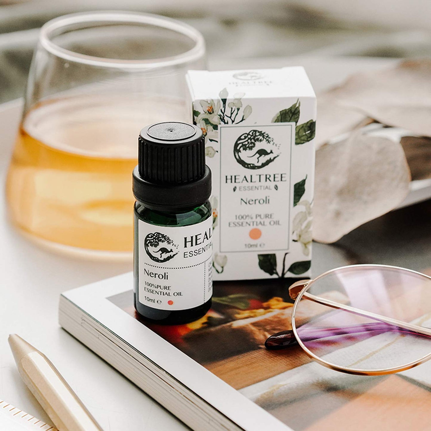 HEALTREE Neroli Essential Oil 10ml (100% Pure & Natural Italy Single Ingredient)| Perfect for Aromatherapy, Skin Brightening, Rejuvenation | Australian Owned & Made | ISO Analysis Attached
