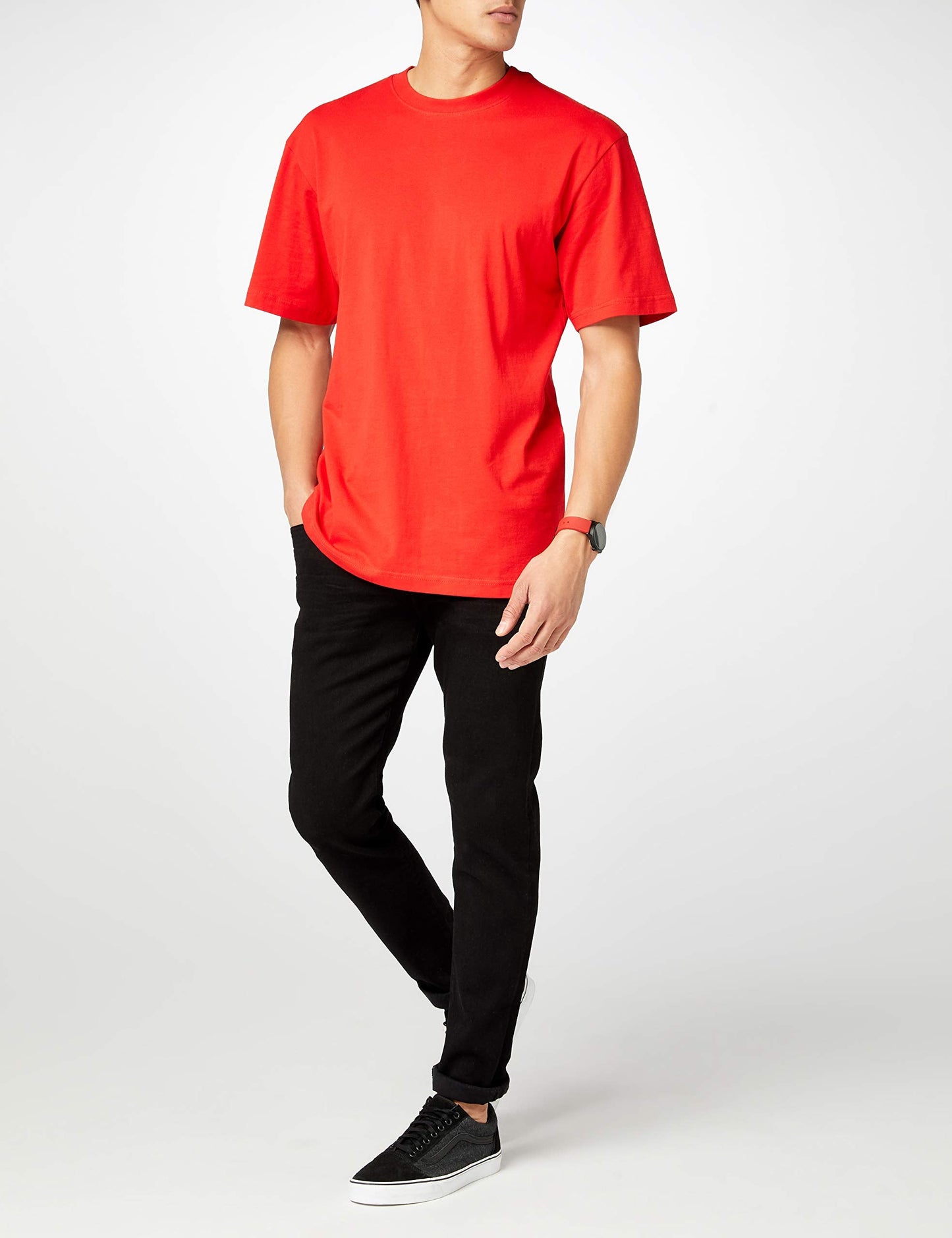Urban Classics herr t-shirt Tall Tee enfärgad, långskuren herrskjorta i många färger, storlekar S – 6XL
