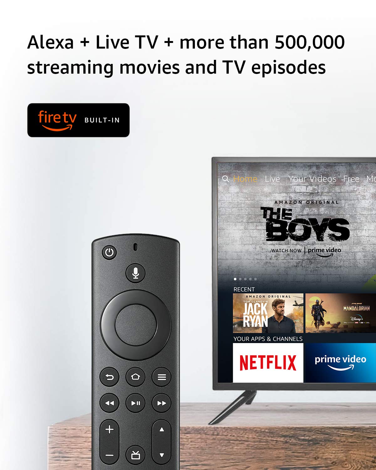 All-New Insignia NS-24DF310NA21 24-inch Smart HD 720p TV - Fire TV Edition