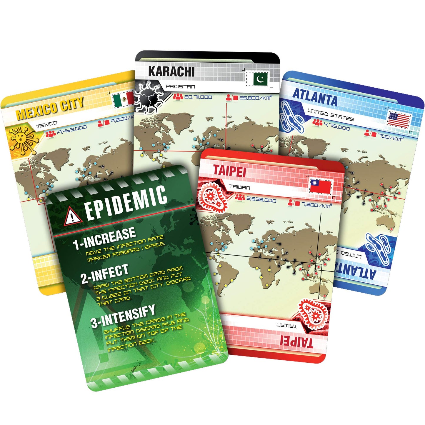 Z-Man Games Pandemic Board Game ‐ English Edition, Multi/colored
