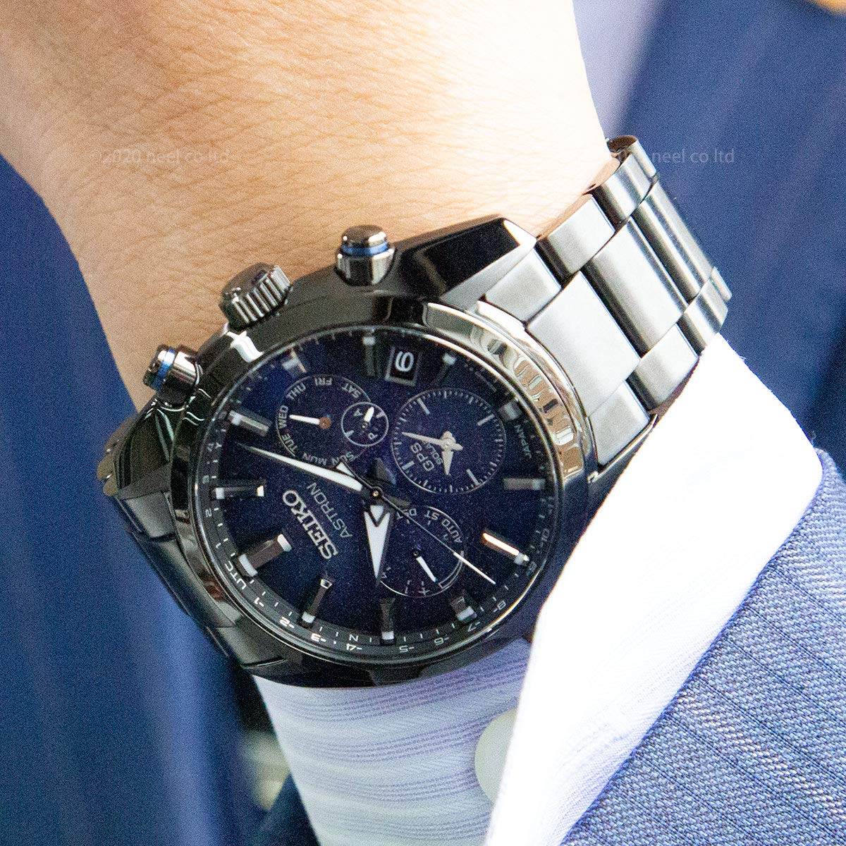 [セイコー]SEIKO 腕時計 ASTRON(アストロン) GPS時刻修正 ソーラー充電 オールブラック SBXC077 メンズ