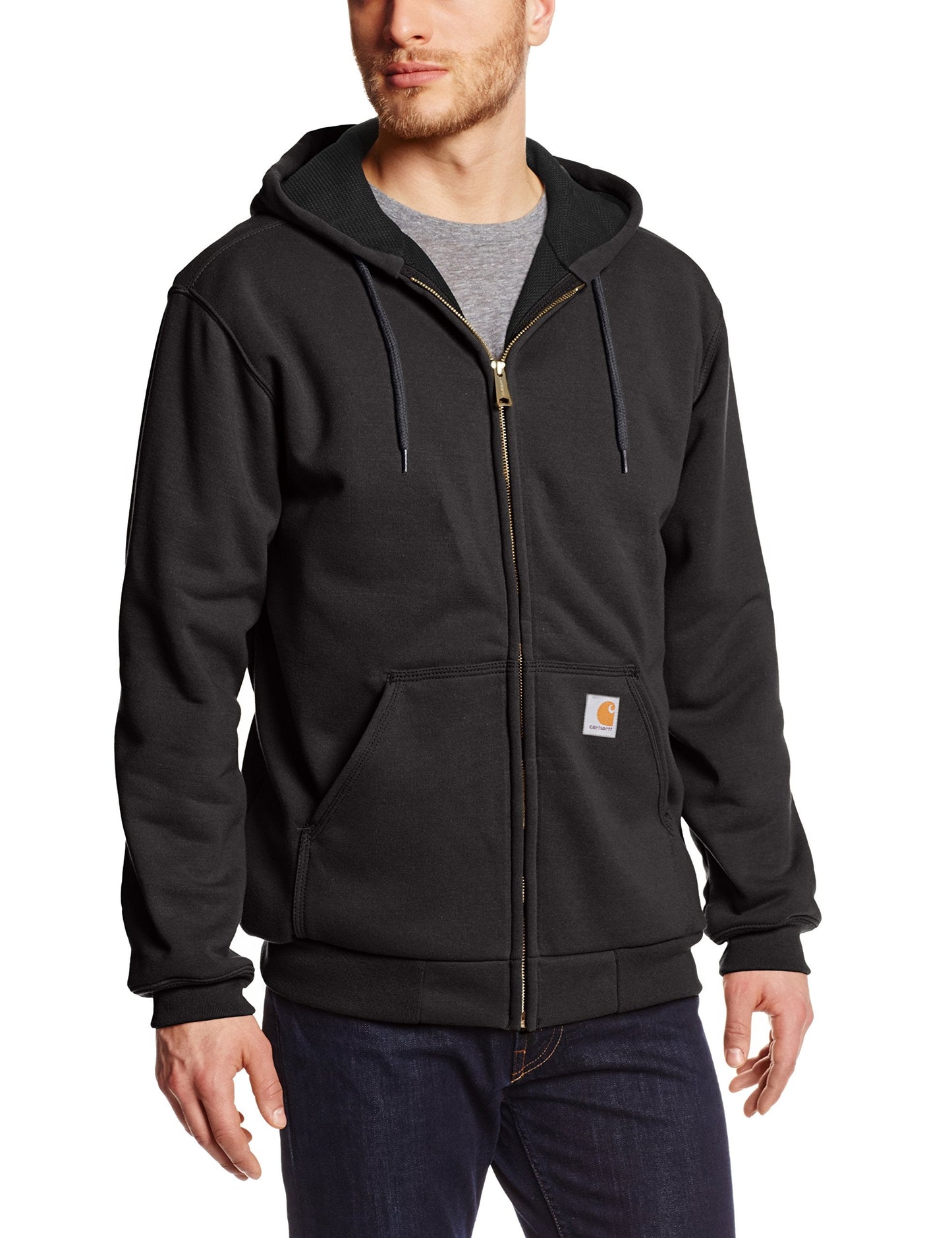 Carhartt herr Rutland termisk fodrad dragkedja framtröja huvtröja tröja