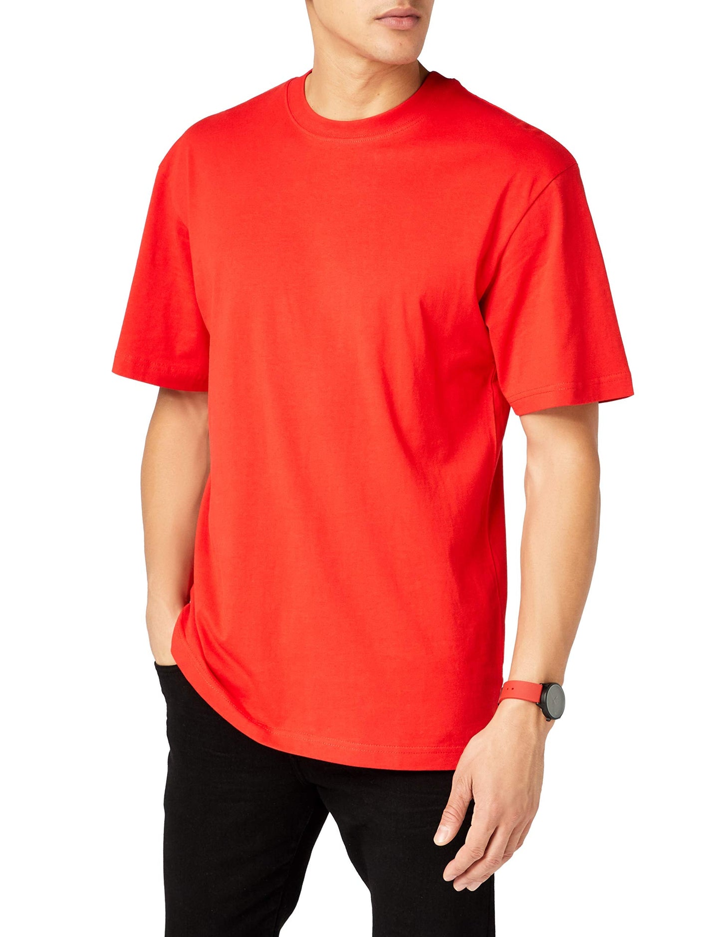 Urban Classics herr t-shirt Tall Tee enfärgad, långskuren herrskjorta i många färger, storlekar S – 6XL