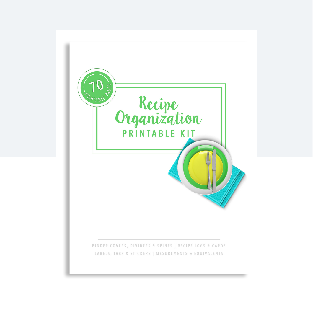 Ultimate Kitchen Printable Pack | Part 2 - Recipe Organization