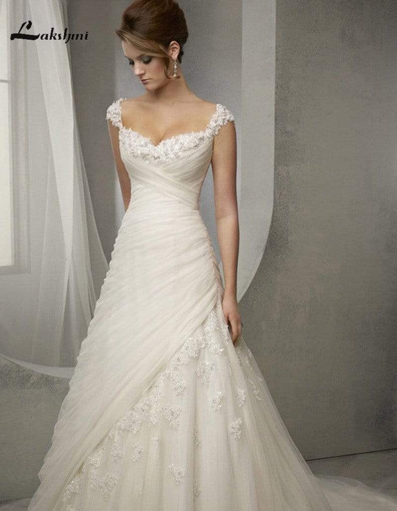 White Ivory Bridal Dress