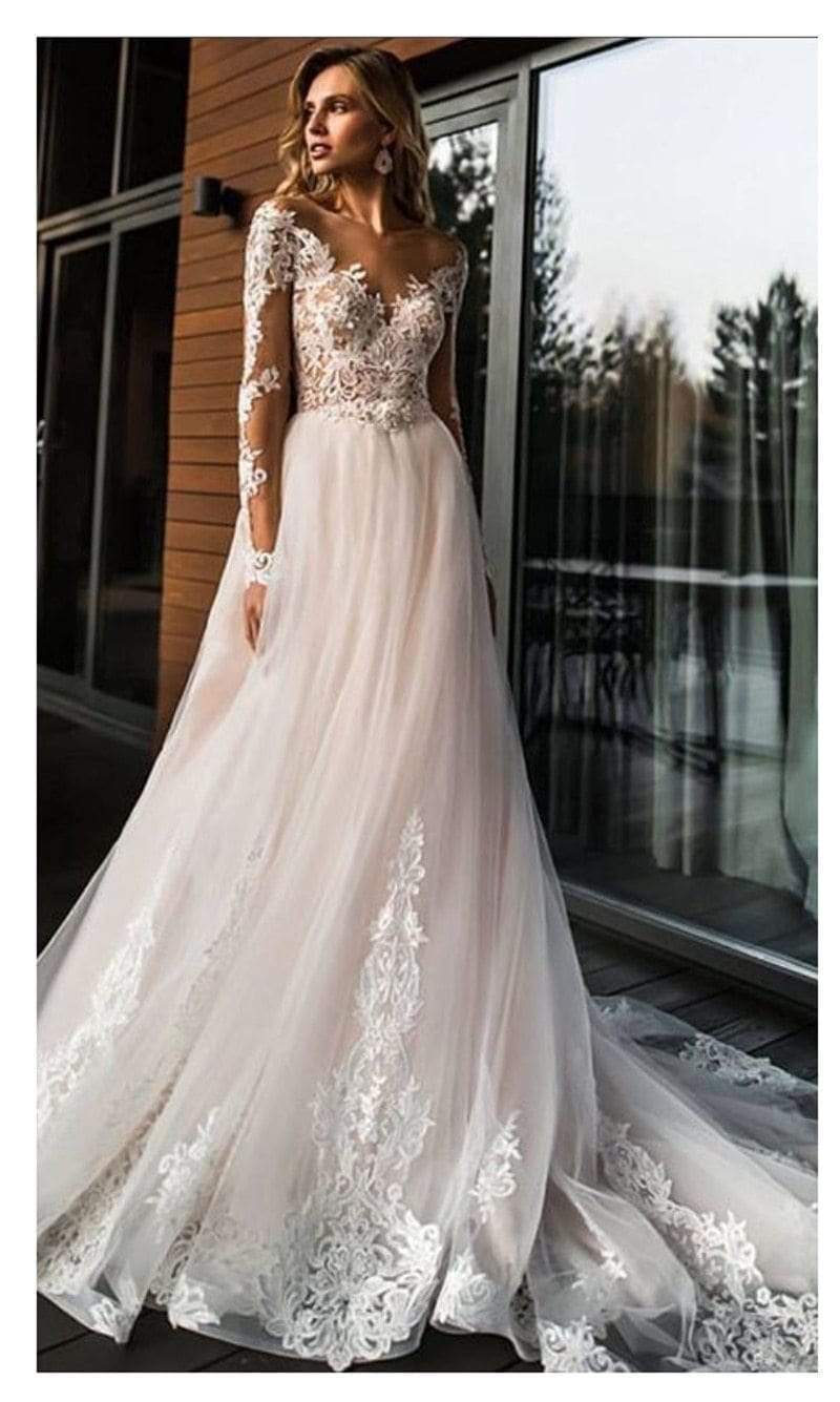 Elegant Lace Wedding Dress
