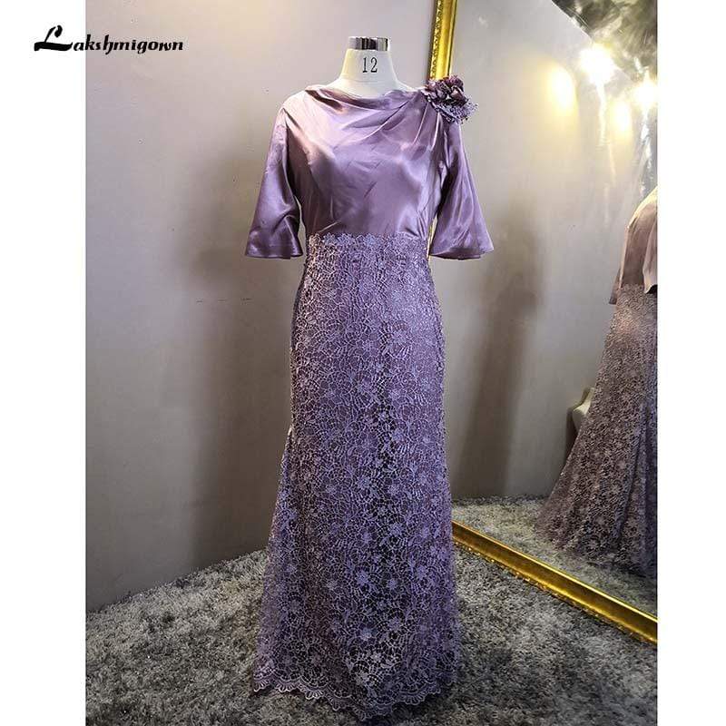 Purple Mother Of The Bride Dress