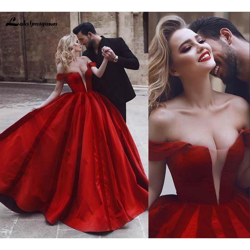 Romantic Off Shoulder Wedding Dress