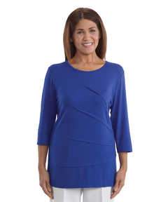 Women's Pin-Tucked Tunic Top