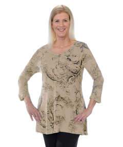 Women's Conventional Long Tunic Top