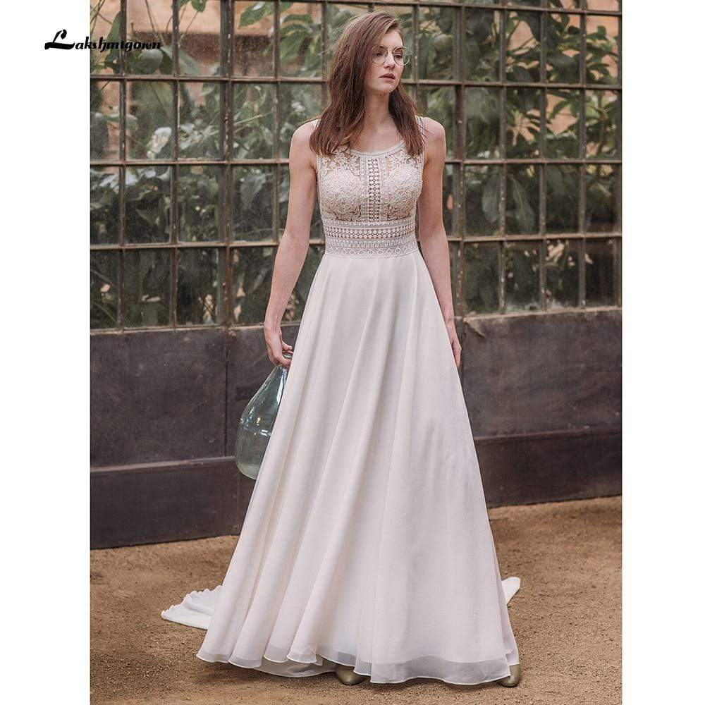 Simple Beach Wedding Dress