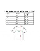 CLAWMARK Men Half sleeve Plain Golden Yellow Colour T-shirt